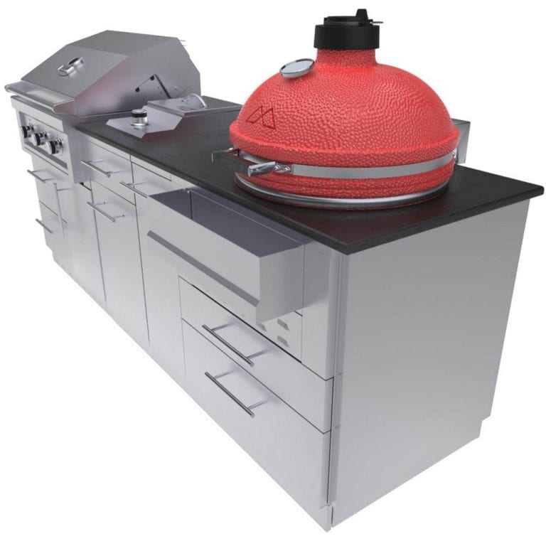 Sunstone Kamado Barbecue 30" Stainless Steel OHI