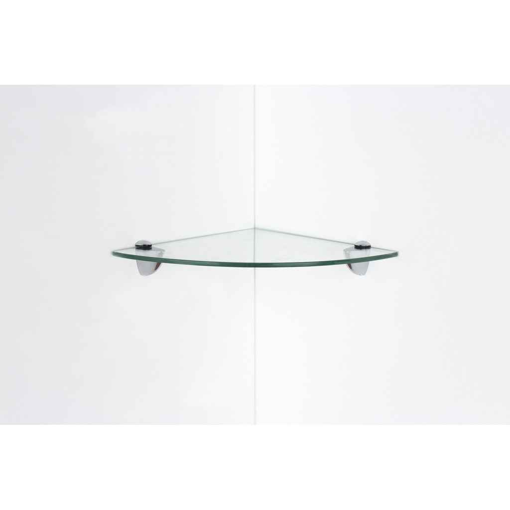Clear Glass Corner Shelf Kit Online Home Improvements