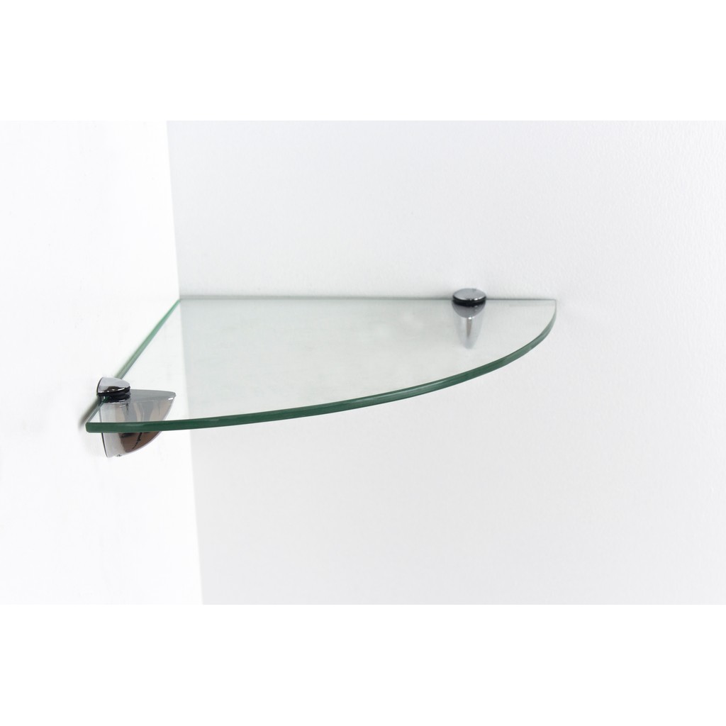 Clear Glass Corner Shelf Kit Online Home Improvements
