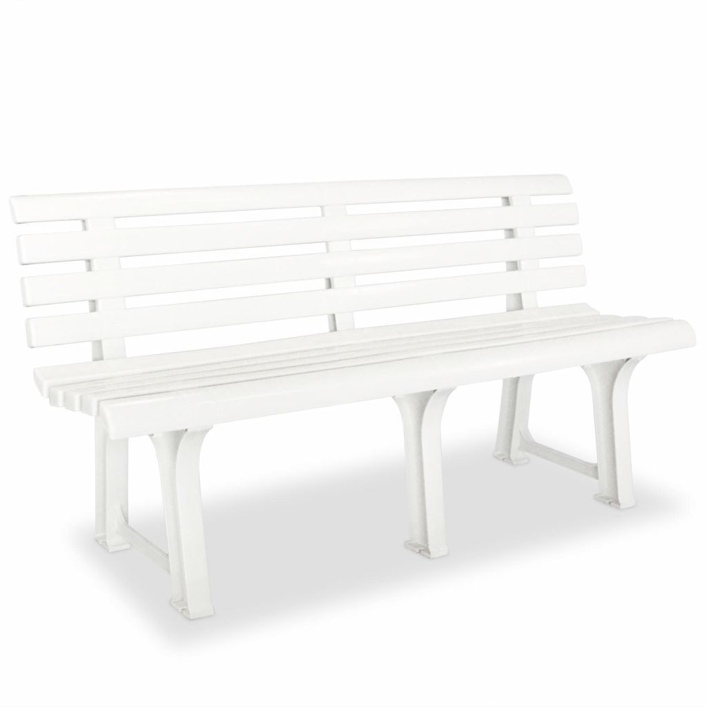 Plastic 145.5cm Garden Bench Available in a Choice of Colours