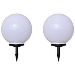 Pair of Garden Pathway LED Pathway Lamps with Ground Spikes - Available in a Choice of Sizes